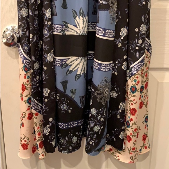 Sandro silk print midi dress - Picture 4 of 8